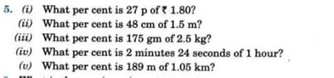 PERCENTAGE Please do in your exercise copy - Brainly.in