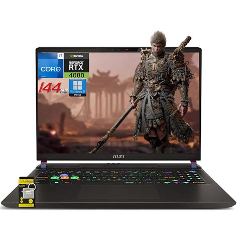 MSI Vector GP68 HX Gaming Laptop 16" WUXGA IPS 144Hz Intel 14-core i7 ...