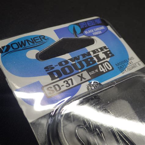 Yahoo!オークション - Owner S-OWNER DOUBLE SD-37 X 4/0 5本入り フロ...