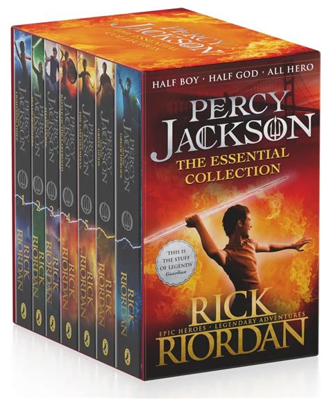 The Essential Percy Jackson Collection (7 Books Set) by Rick Riordan ...