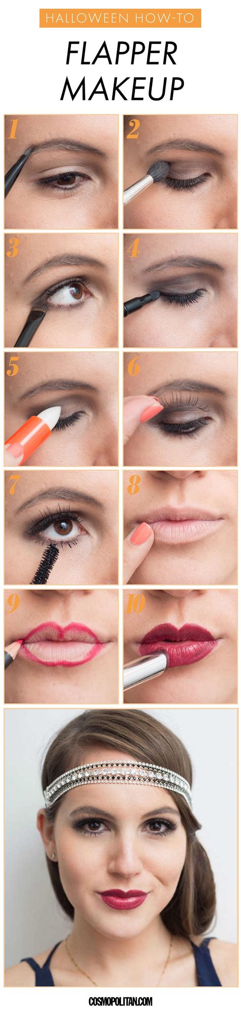 1920s Makeup Tutorial 的图像结果