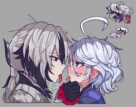 furina and arlecchino (genshin impact) drawn by zunusama | Danbooru