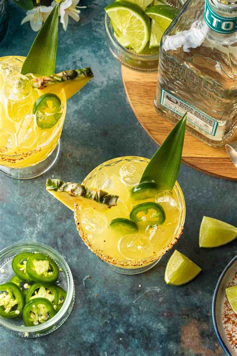 Spicy Pineapple Margarita - Another Cocktail Blog