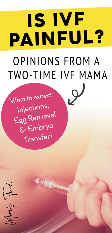 Is IVF painful?: Feedback from a Two-time IVF Mama – Mom's Tired
