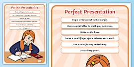 Perfect Presentation Tips Display Poster