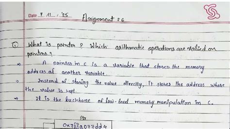 Ppp Assignment 6: Understanding Pointers and Pointer Arithmetic - Studocu