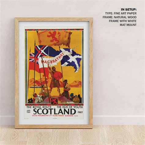 Buy Scotland Travel Poster Art & Prints Online India at Best Price ...