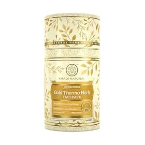 KHADI NATURAL GOLD THERMO HERB FACE PACK 100gm : Amazon.in: Beauty