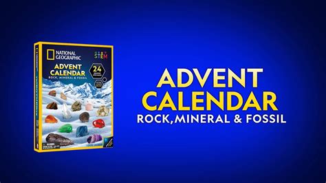 National Geographic - Rock, Mineral, & Fossil Advent Calendar on Vimeo