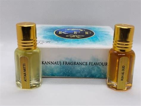 Attar Mitti & Ruh al Oud Combo, 100% Natural Fragrance, Alcohol free ...