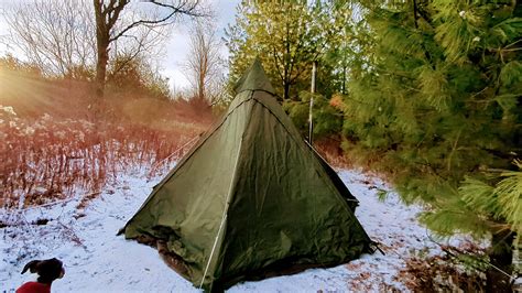 Hot Tent Winter Camping : r/camping