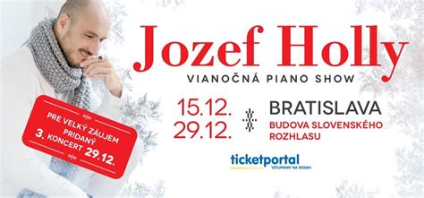 JOZEF HOLLY - Vianočná Piano Show BRATISLAVA, Slovenský Rozhlas ...