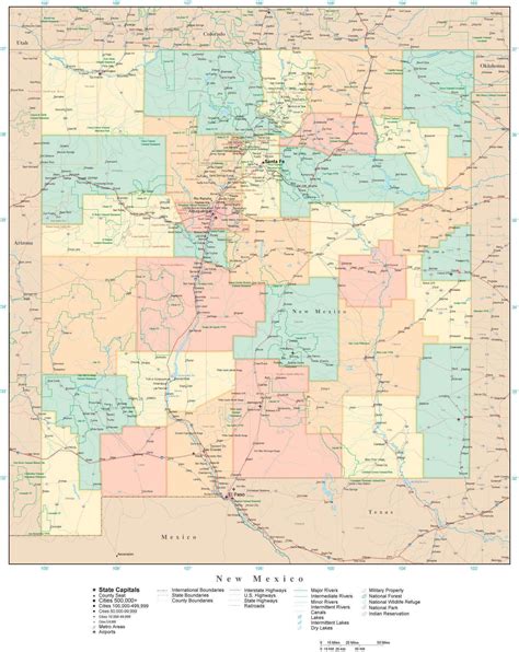World Maps Library - Complete Resources: Maps New Mexico Counties