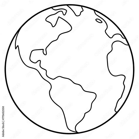 Earth Line Art 的图像结果