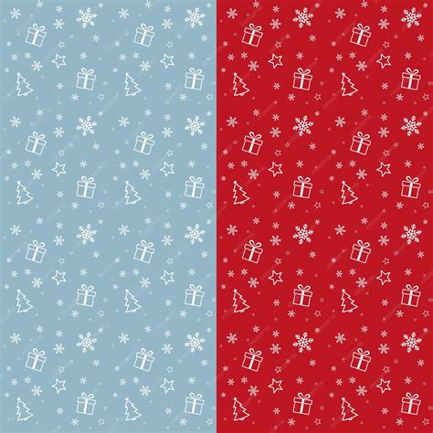 Blue Holiday Wrapping Paper