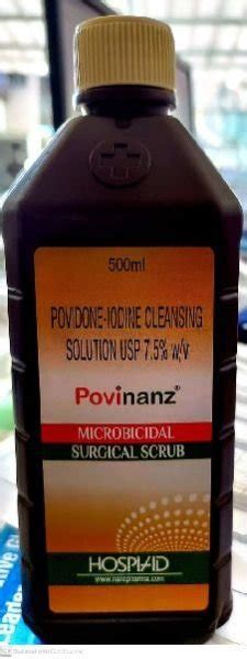 POVIDONE IODINE SOLUTION 7.5% SCRUB Manufacturer, Supplier from Surat