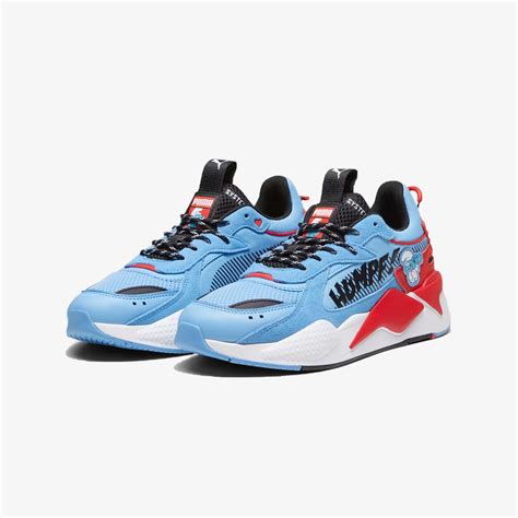 Buy Team Light Blue & Red Puma The Smurfs RS-X Shoes for Men Online ...