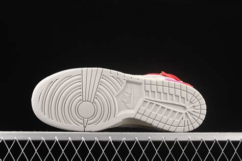 Off-White x Nike SB Dunk Low Lot 40 of 50 Neutral Grey Red DM0950-103 ...