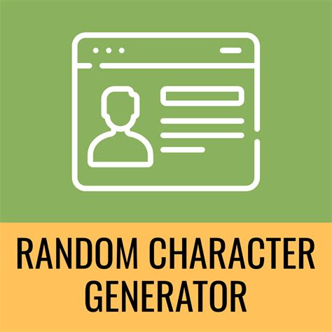 Image result for Random Character Generator