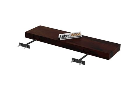 Wall Shelves: Buy Rico Wooden Wall Shelves (Walnut Finish) Online in ...