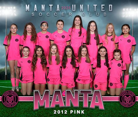 Girls 2012 Pink | MANTA United Soccer Club