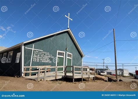 Catholic Church in Iqaluit, Nunavut, Canada Editorial Stock Photo ...
