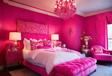 Pink Colour - Pink Two Colour Combination For Bedroom Walls | Headline ...