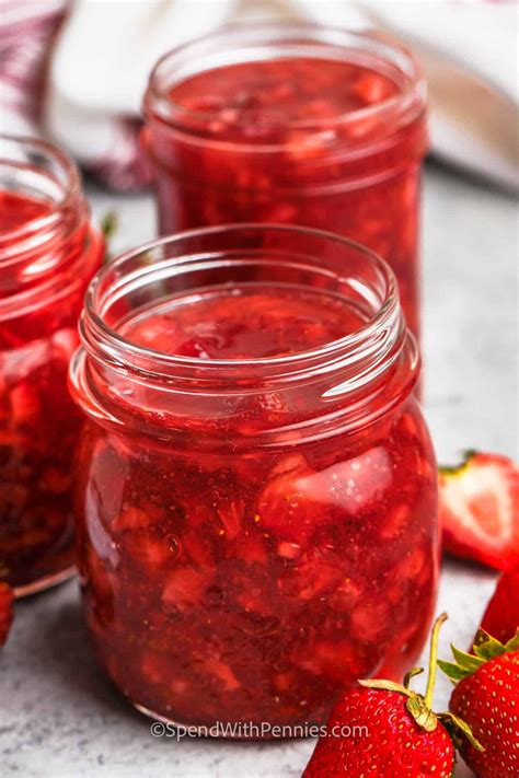Ball Instant Pectin Strawberry Freezer Jam Recipe | Deporecipe.co