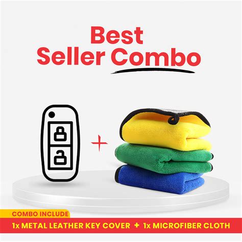Metal Alloy Leather Key case for Maruti Suzuki S-Presso | Baleno | Fro ...