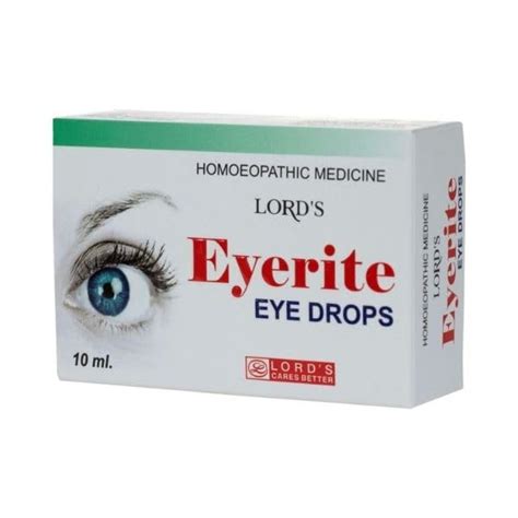 Buy EYERITE EYE DROPS 10 ML LORDS (pack of 2) Online at Low Prices in ...