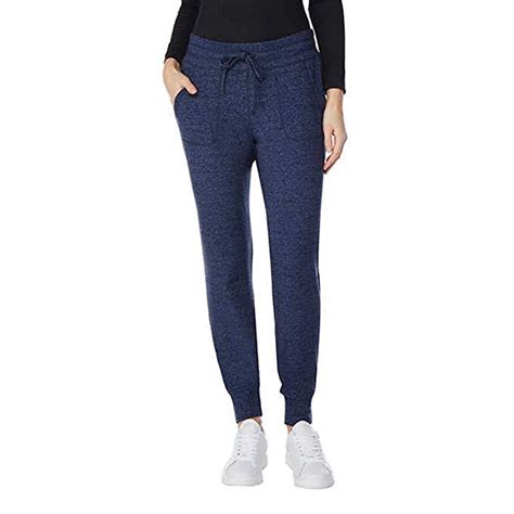 32 Degrees Heat Women Fleece Lined Jogger Pants Heather Blue XXL ...