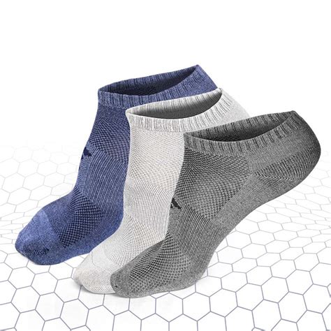 TechnoSport Odour Resistant Ankle Socks For Men OR-52 Pack of 3 ...