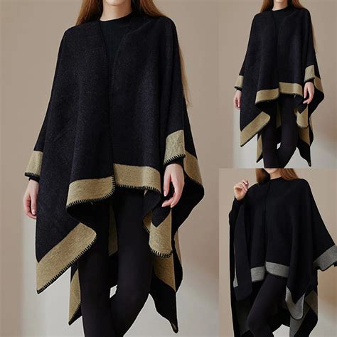 Cashmere Women Capes Scarf Winter Pashmina Shawls Cashmere Thick Wraps ...
