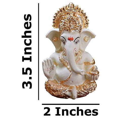 Beautiful ganeshs idol with wooden singhasan