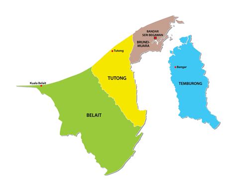 Map of Brunei - Thong Thai Real