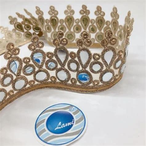 Embroidery Mirror Work Border Lace - Embroidered Lace Mirror Work Lace ...