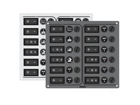 Panel de control .SP Ultra inox .- 3- 4- 6- 9 ó 12 interruptores ...