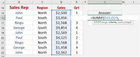 Image result for How to Do a Sumif Function