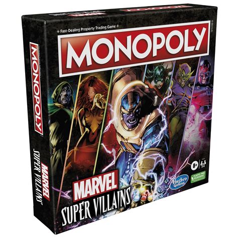 Buy Monopoly: Marvel Super Villains Edition Board Game for Families and ...