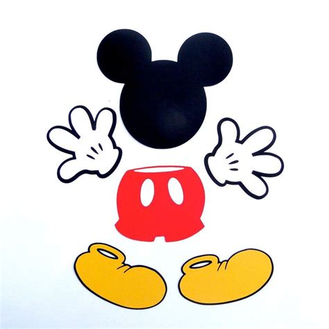 микки маус » шаблоны для аппликаций