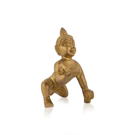 Crawling Krishna Statue | Little Krishna Idol | Lord Lrishna Idol