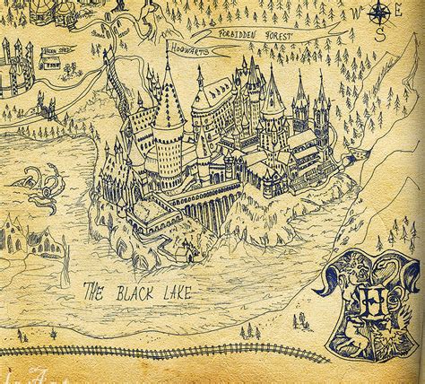 Printable Hogwarts Map