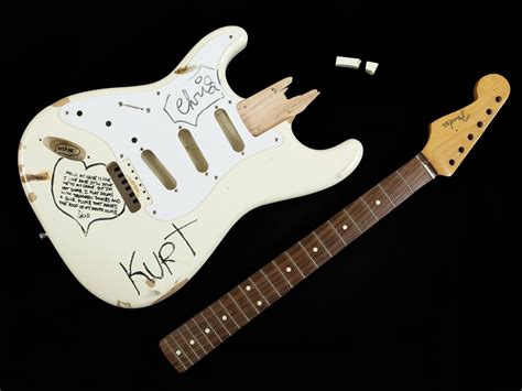 Two guitars played (and smashed) by Kurt Cobain sell for almost $300,000