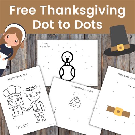 Free Thanksgiving Dot to Dot Printables - Simply Full of Delight