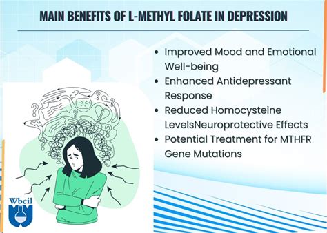 MAIN BENEFITS OF L-METHYL FOLATE IN DEPRESSION
