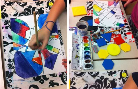 Image result for Overlapping Shapes Paint Mixing