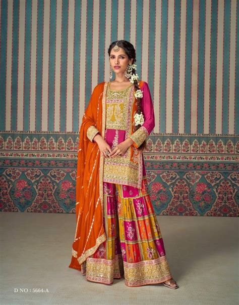 Sayuri Mahi Pro Chinon Silk Embroidered Salwar Kameez Collection