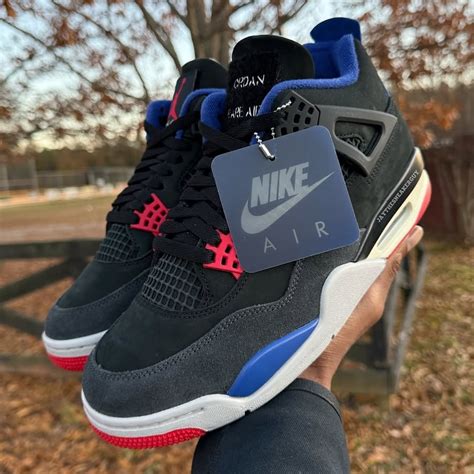 zSneakerHeadz | 2025 “Rare Air” Jordan 4 in-hand look! ⚫️🔵🔴 Comes with ...