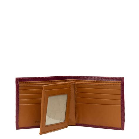 CAWM 020 | MEN'S WALLET | BERRY / TAN – Calonge