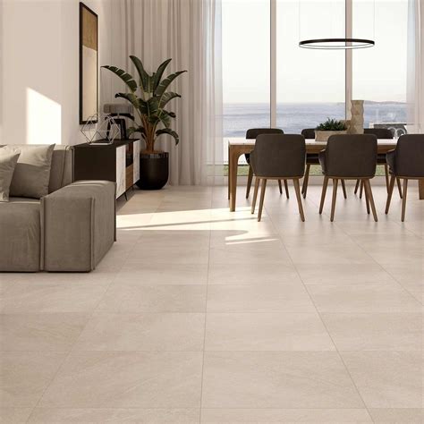 Alps Cream floor tile 61x61cmDefault Title | Living room tiles, Tile ...